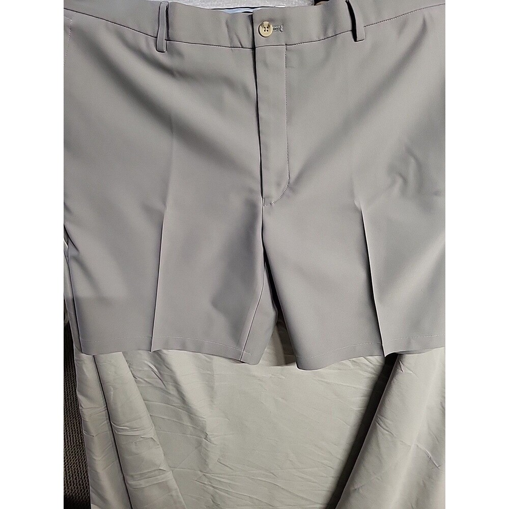Peter Millar Shorts Mens size 40 Gray Performance Golf  EB82 Logo 100% Polyester